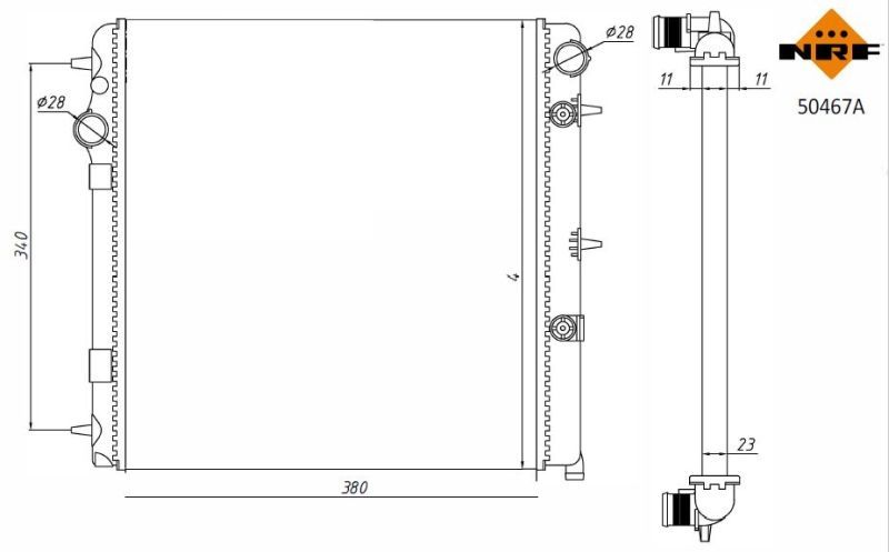 NRF 50467A - Chladič vody -