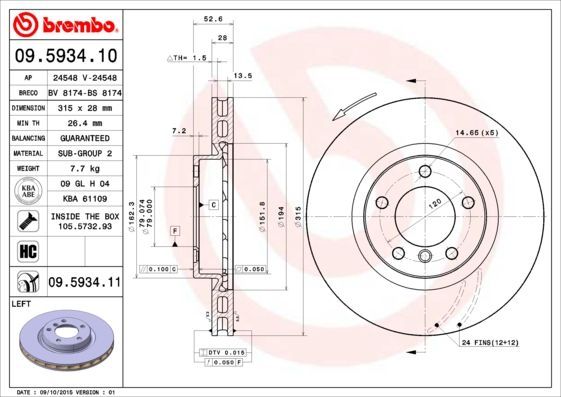 Brembo 09.5934.10