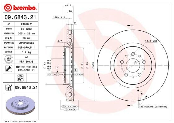 Brembo 09.6843.21