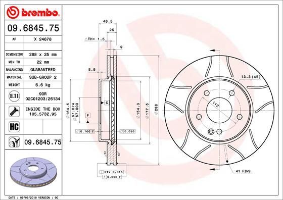 Brembo 09.6845.75