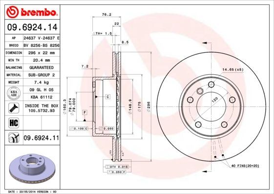 Brembo 09.6924.14