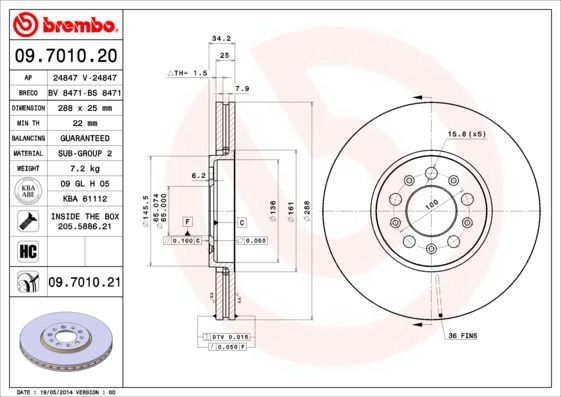Brembo 09.7010.20