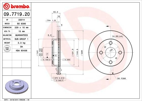 Brembo 09.7719.20
