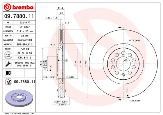 Brembo 09.7880.11