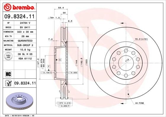Brembo 09.8324.11