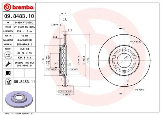 Brembo 09.8483.10