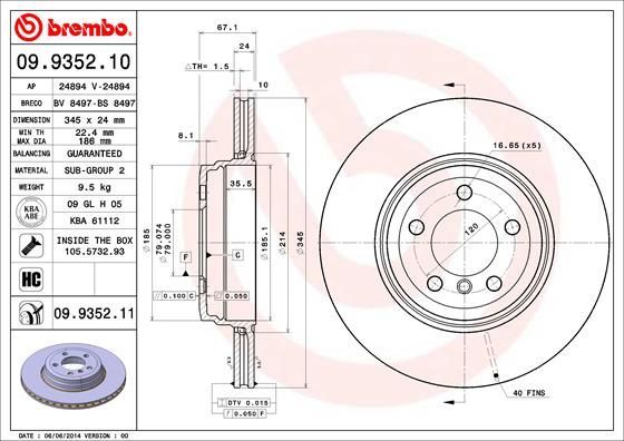 Brembo 09.9352.11