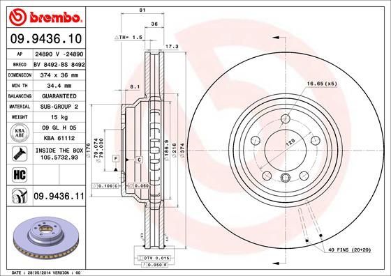 Brembo 09.9436.10