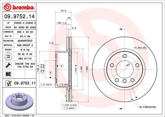 Brembo 09.9752.14