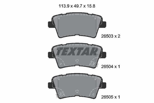 Textar 2650301