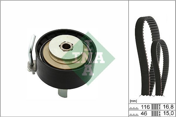 INA 530 0763 10 - Rozvodová sada -