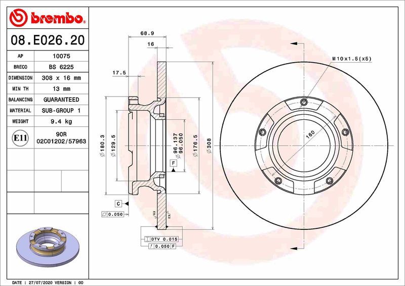 Brembo 08.E026.20