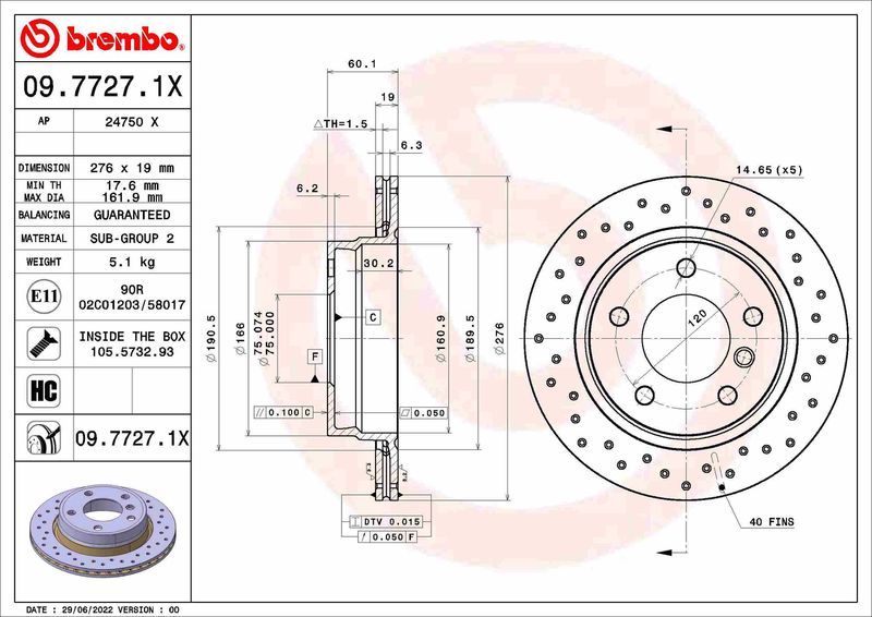 Brembo 09.7727.1X