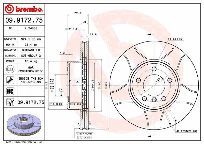 Brembo 09.9172.75