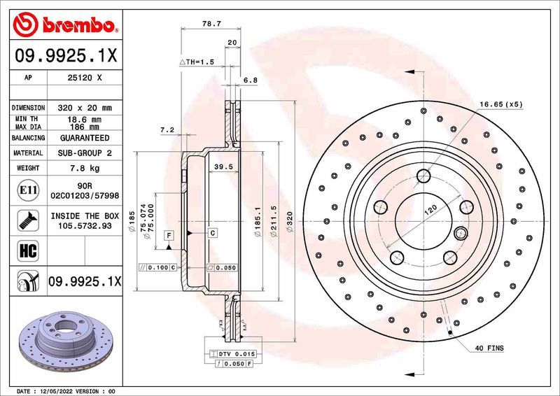 Brembo 09.9925.1X