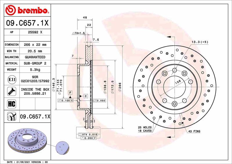 Brembo 09.C657.1X