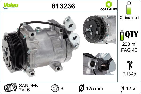 Valeo 813236 - Kompresor -