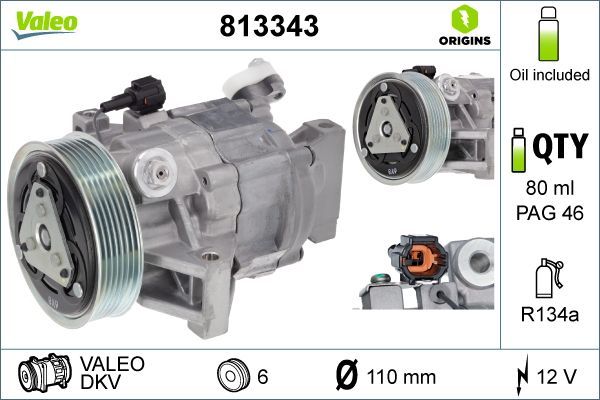 Valeo 813343 - Kompresor -