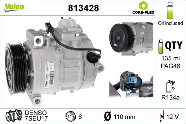 Valeo 813428 - Kompresor -