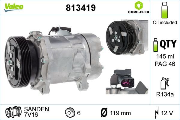 Valeo 813419 - Kompresor -