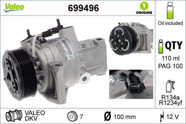 Valeo 699496 - Kompresor -