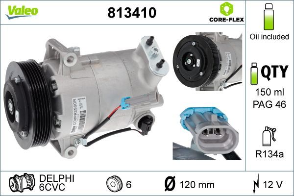 Valeo 813410 - Kompresor -