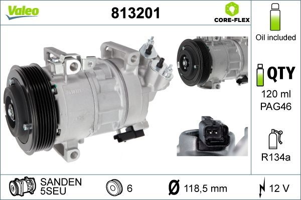 Valeo 813201 - Kompresor -