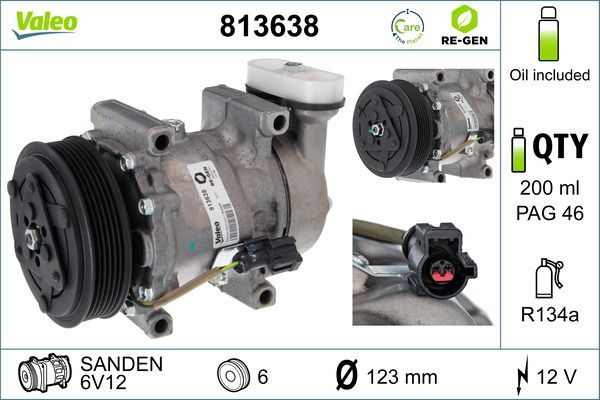Valeo 813638 - Kompresor -