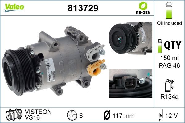 Valeo 813729 - Kompresor -