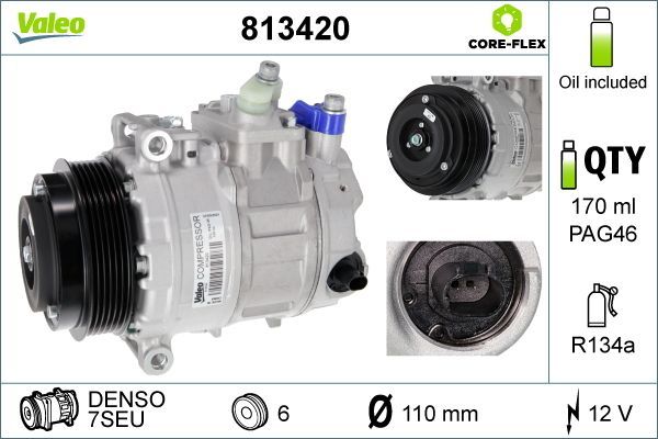 Valeo 813420 - Kompresor -