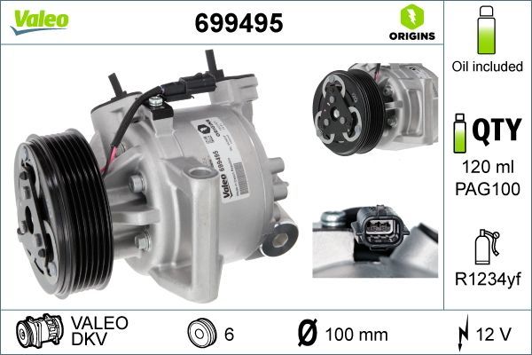 Valeo 699495 - Kompresor -