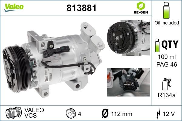 Valeo 813881 - Kompresor -
