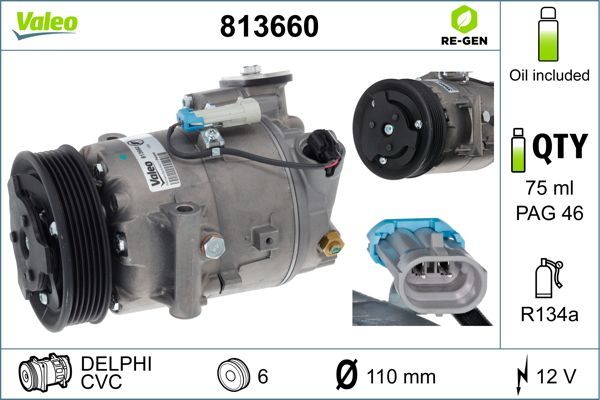 Valeo 813660 - Kompresor -