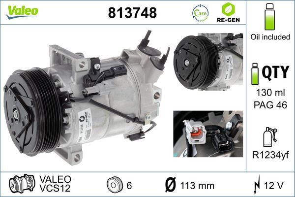 Valeo 813748 - Kompresor -