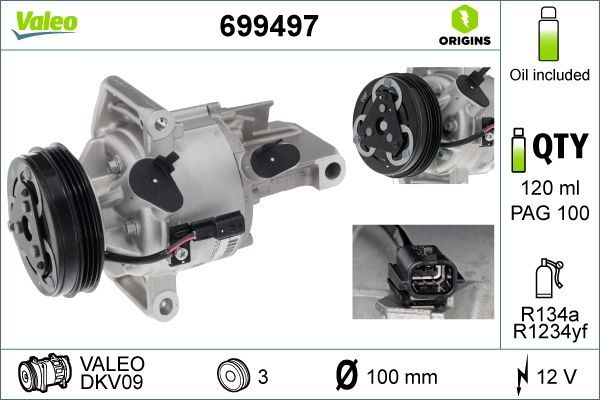Valeo 699497 - Kompresor -