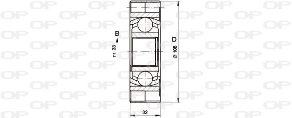 Open Parts CVJ5418.20