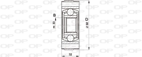 Open Parts CVJ5401.20