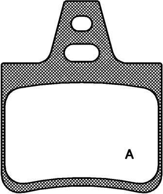 Open Parts BPA0102.10 - Brzdové platničky -