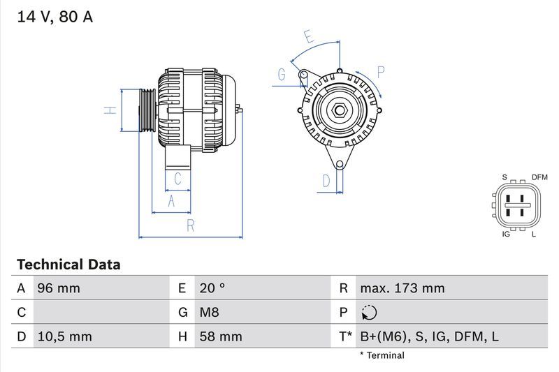 Bosch 0 986 082 040