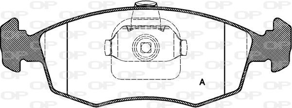 Open Parts BPA0172.10 - Brzdové platničky -