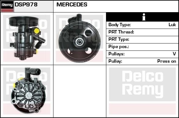 Delco Remy DSP978