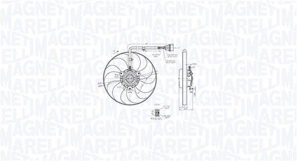 Magneti Marelli 069422847010 - Ventilátor motora -