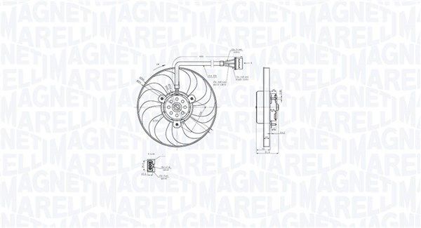 Magneti Marelli 069422876010 - Ventilátor motora -