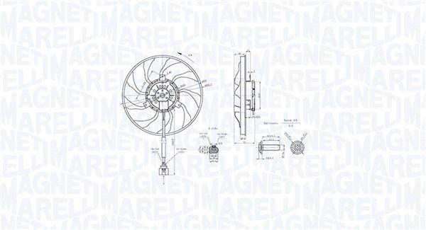 Magneti Marelli 069422890010 - Ventilátor motora -