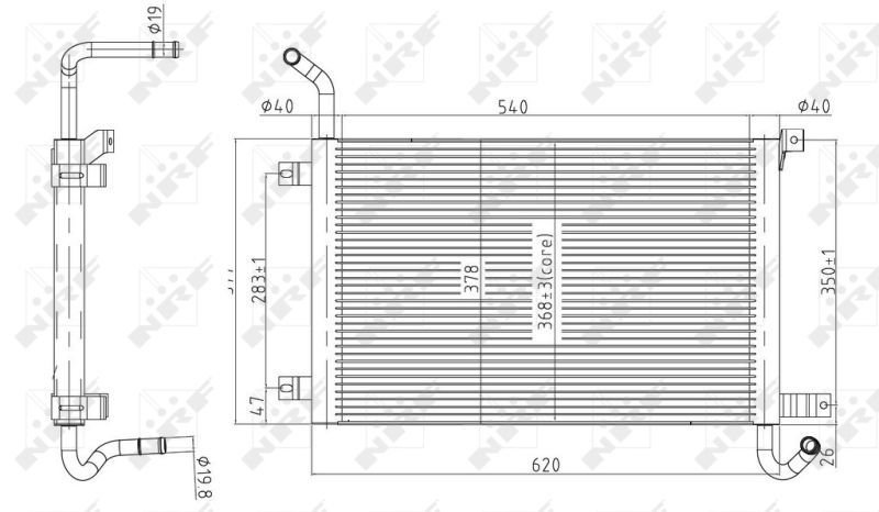 NRF 50145 - Chladič vody -