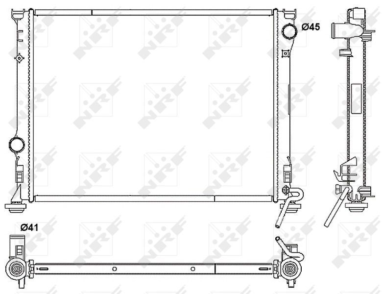 NRF 53042 - Chladič vody -