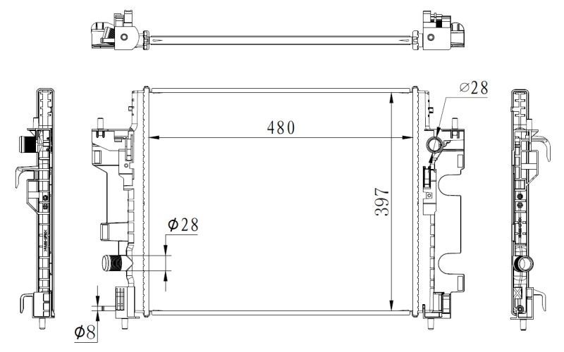 NRF 59274 - Chladič vody -