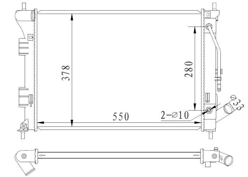 NRF 59292 - Chladič vody -