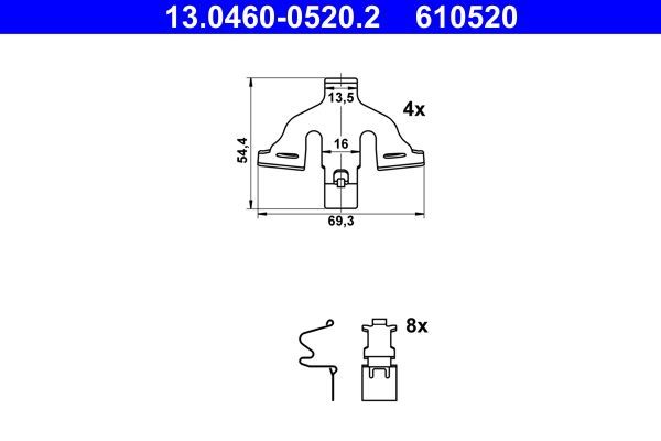 ATE 13.0460-0520.2 -  -