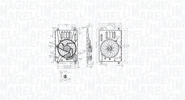 Magneti Marelli 069422857010 - Ventilátor motora -